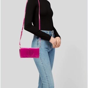 Tory Burch Pink Crossbody Bag with Modern Design